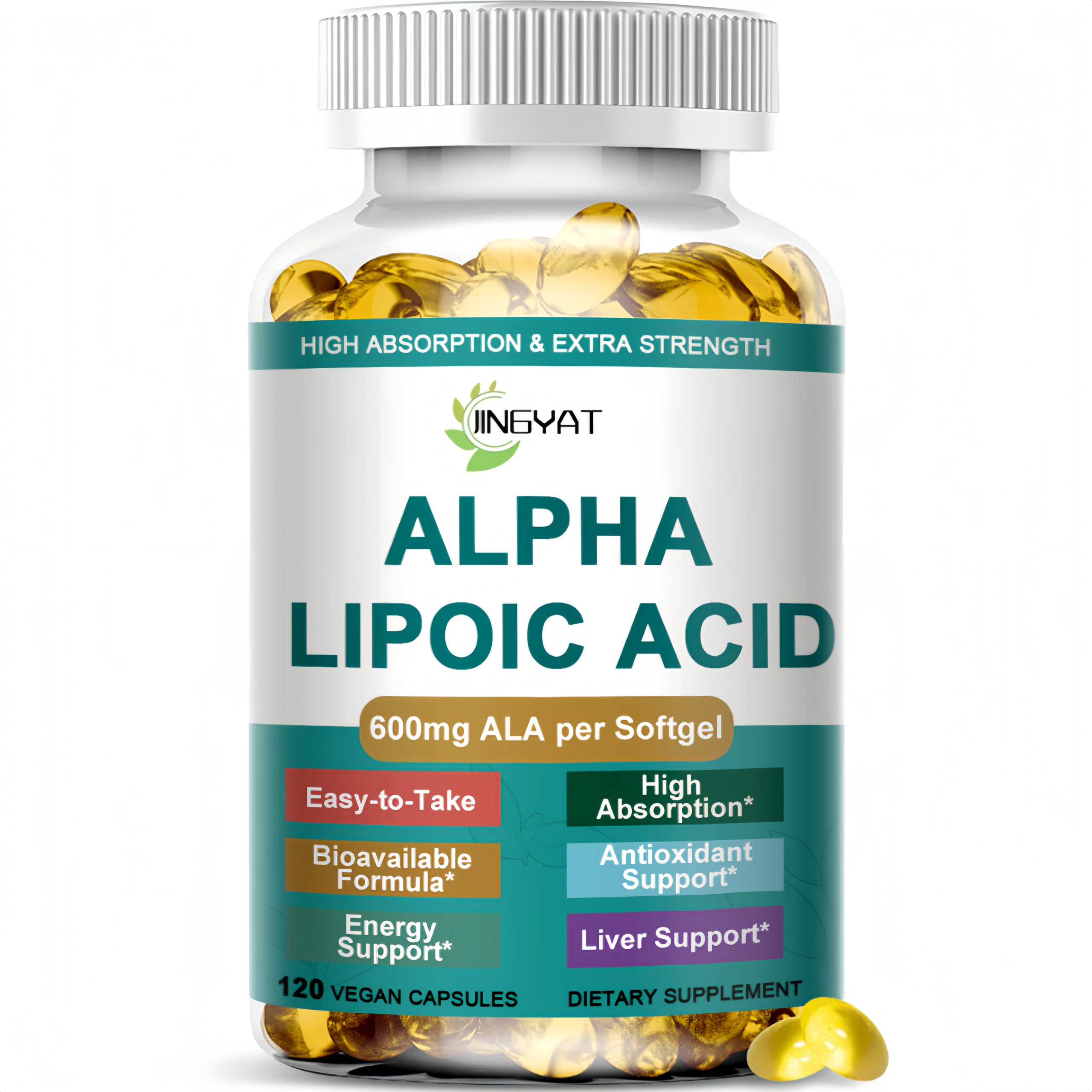 Amazon.com: Alpha Lipoic Acid 600mg - High Absorption ALA