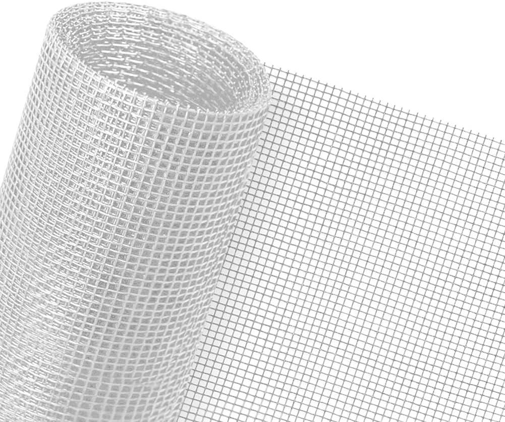 Flintronic Fly Screens for Windows, 200x250cm Insect Mesh, Adjustable DIY Fibergalss Mesh Fly Screen Window, Windows Doors and Patio Screens, Keep Flies, Mosquitoes&Bugs Out, White (Not Include Tools)