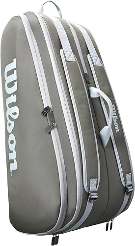 Miniatura 3 de WILSON Tour Tennis Racket Bag - Dark Green and Stone Grey
