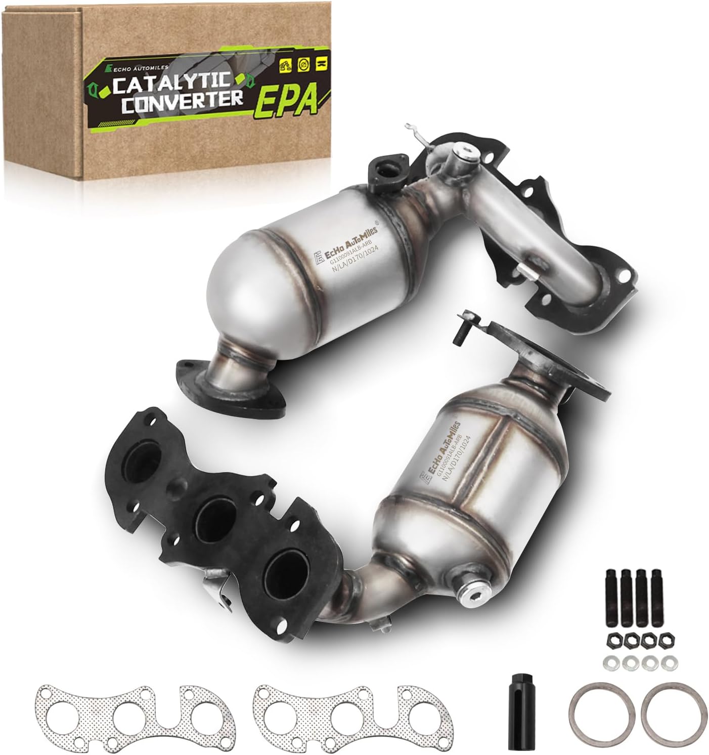 Left & Right Catalytic Converter Compatible with Toyota Camry 2002-2006 3.0/3.3L,Solara 2004-2008, Lexus ES300 2002-2003, ES330 2004-2006 Catalytic Convertor EPA Compliant 641525