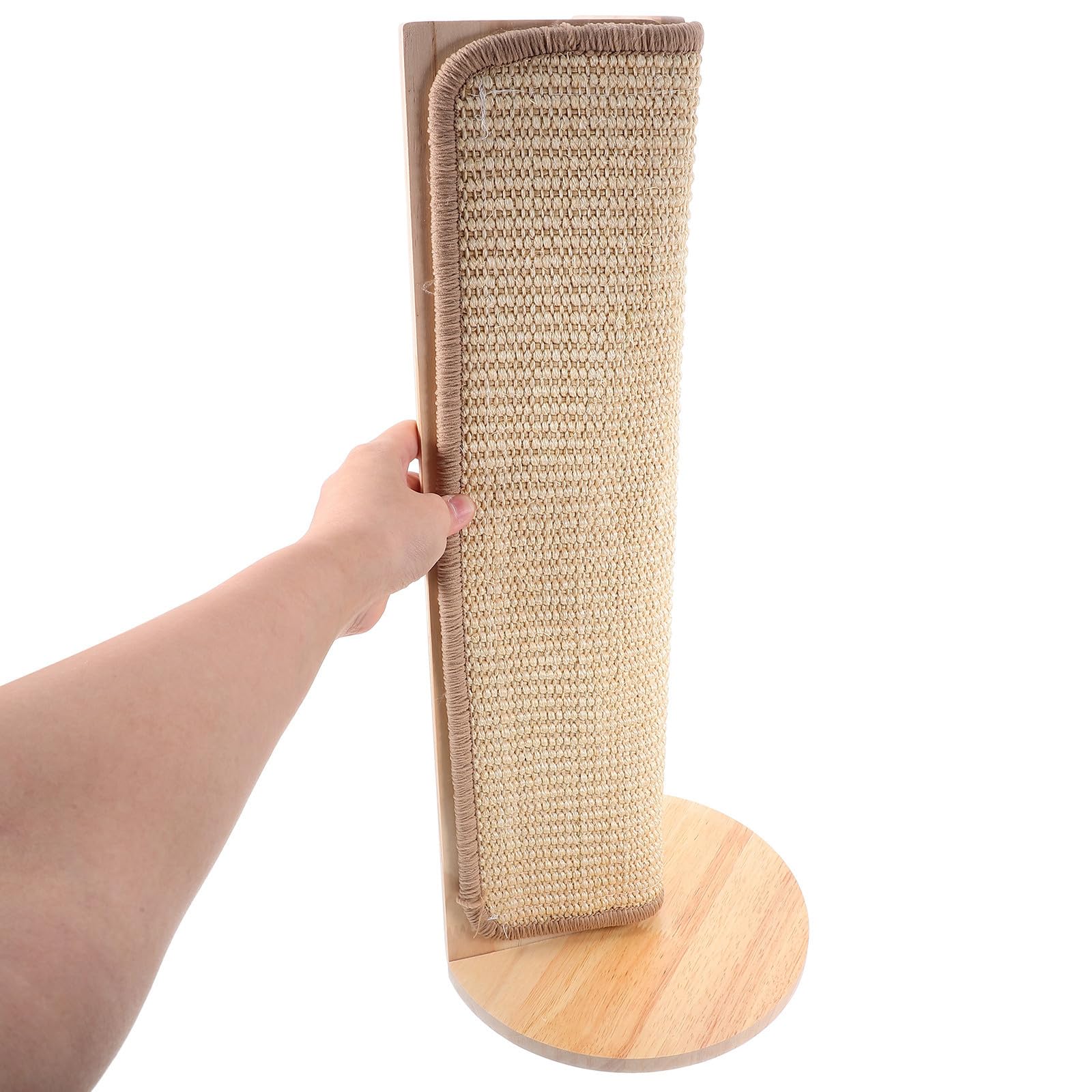 BESTonZON Rascador para Gatos Sofá de Sisal Natural Protección para Esquinas, Fácil de Instalar, Adecuado para Decorar el Hogar y Proteger Muebles