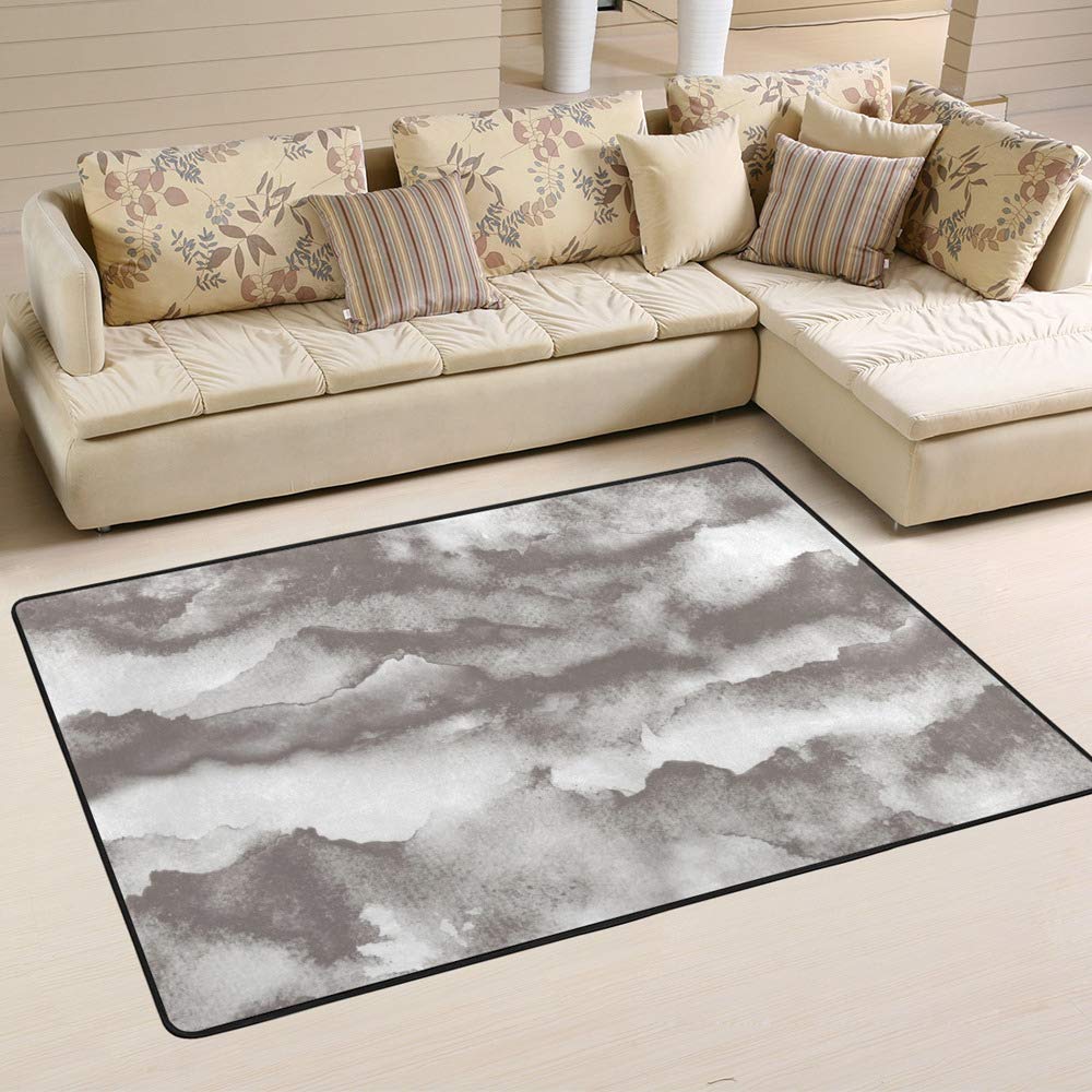 Tapis abstrait géométrique triangulaire de salon grand format pour chambre