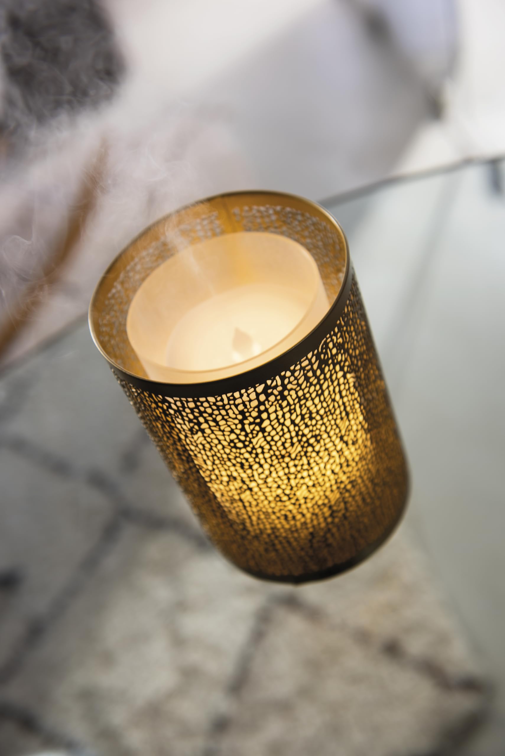 Esteban CMP-157 Diffuseur Brume de Parfum Édition Or et Lumière