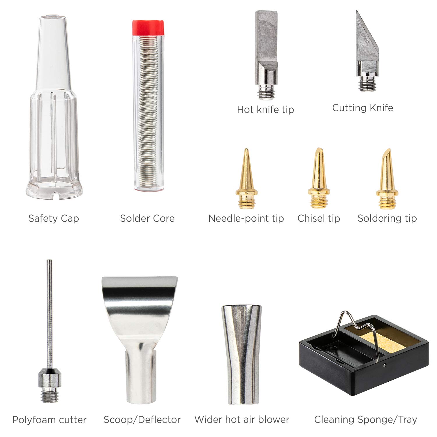 Ivation Butane Soldering Iron Kit, 7ml Cordless SelfIgniting Solder