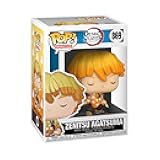 Pop Animation: Demon Slayer - Zenitsu Agatsuma, 3.75 Inches - Collectable Vinyl Figure - Gift Idea - Official Merchandise - Toys for Kids & Adults - Anime Fans - Model Figure for Collectors