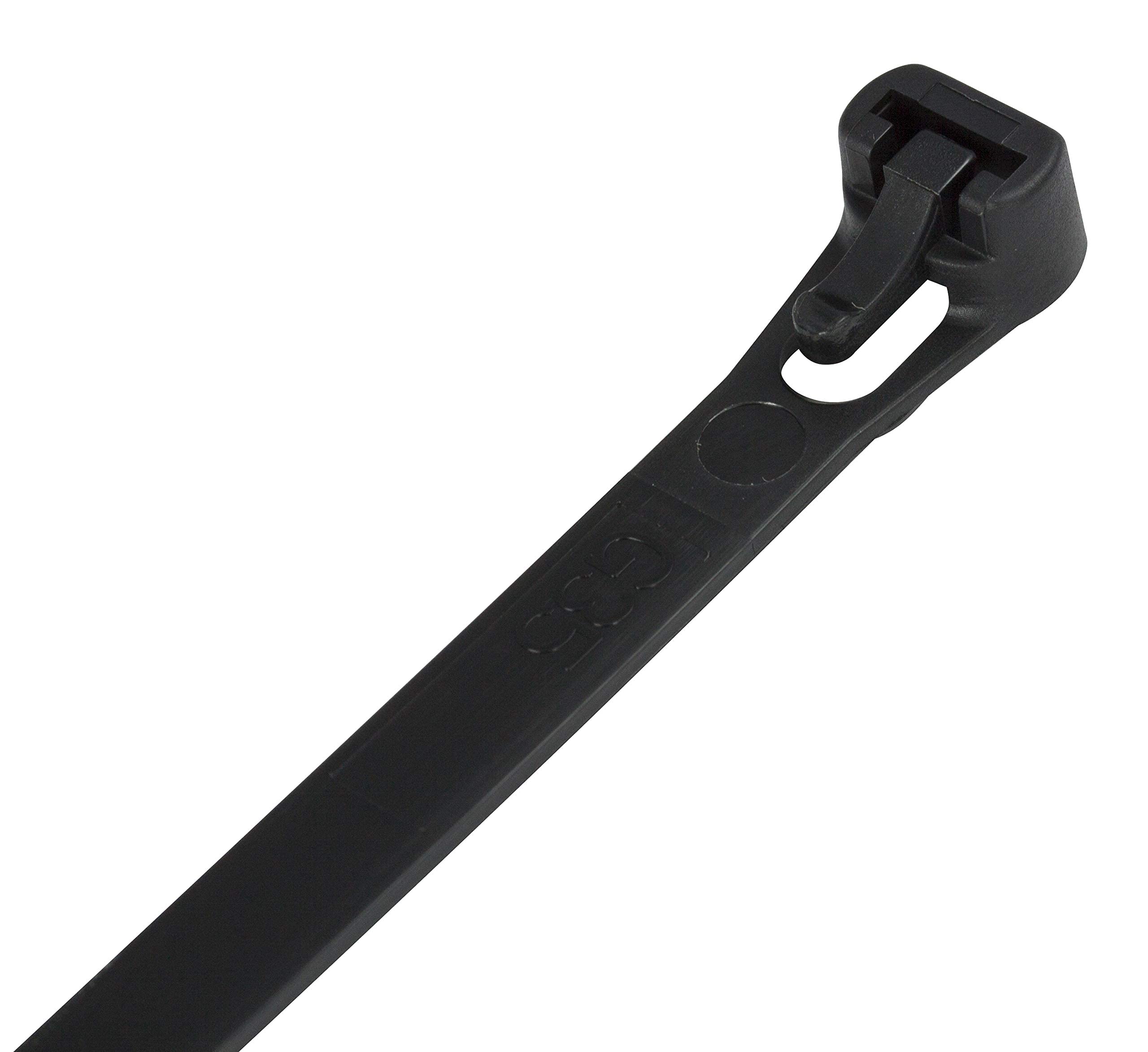 Fascette Fermacavi Rilasciabili Kafton, 100 Pezzi, 7,6 X 250 Mm, Approvate UL, Riutilizzabili, Per Cavi E Piante