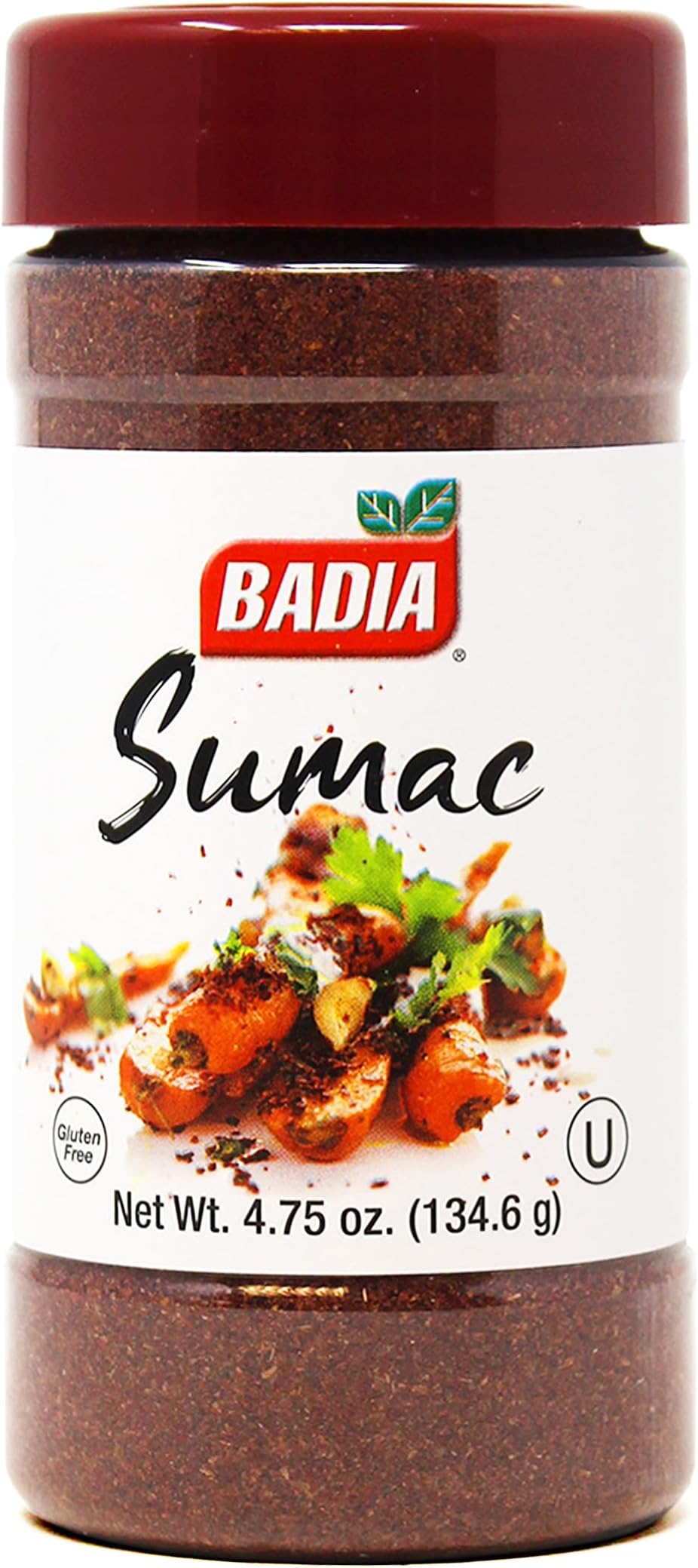 Badia Sumac Spice, 4.75 oz - Ground Sumac Seasoning, Tangy Citrus, Authentic Flavor, Gluten Free, Kosher