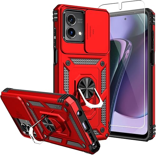 SMKY - Funda protectora para Moto G Stylus 5G 2023, no compatible con la versión 4G o 2022, con protectores de pantalla y funda para cámara, 16