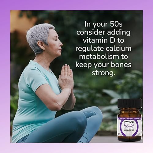 Miniatura 4 de Twinlab Vit D3 1000 y K2 Dots, paquete de 3