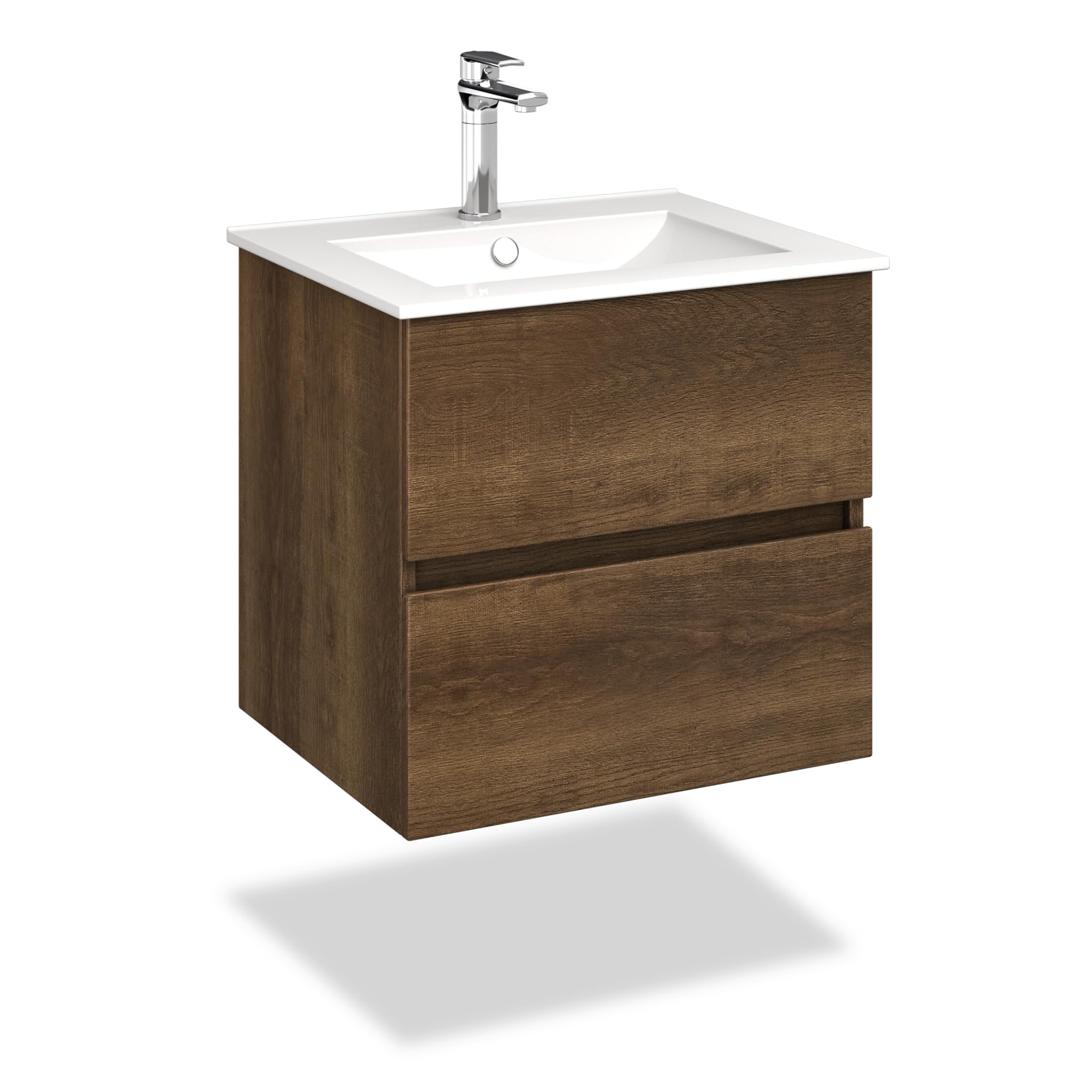 VILSTEIN Waschbecken mit Unterschrank – in 60 oder 80 cm – Aufbau Set