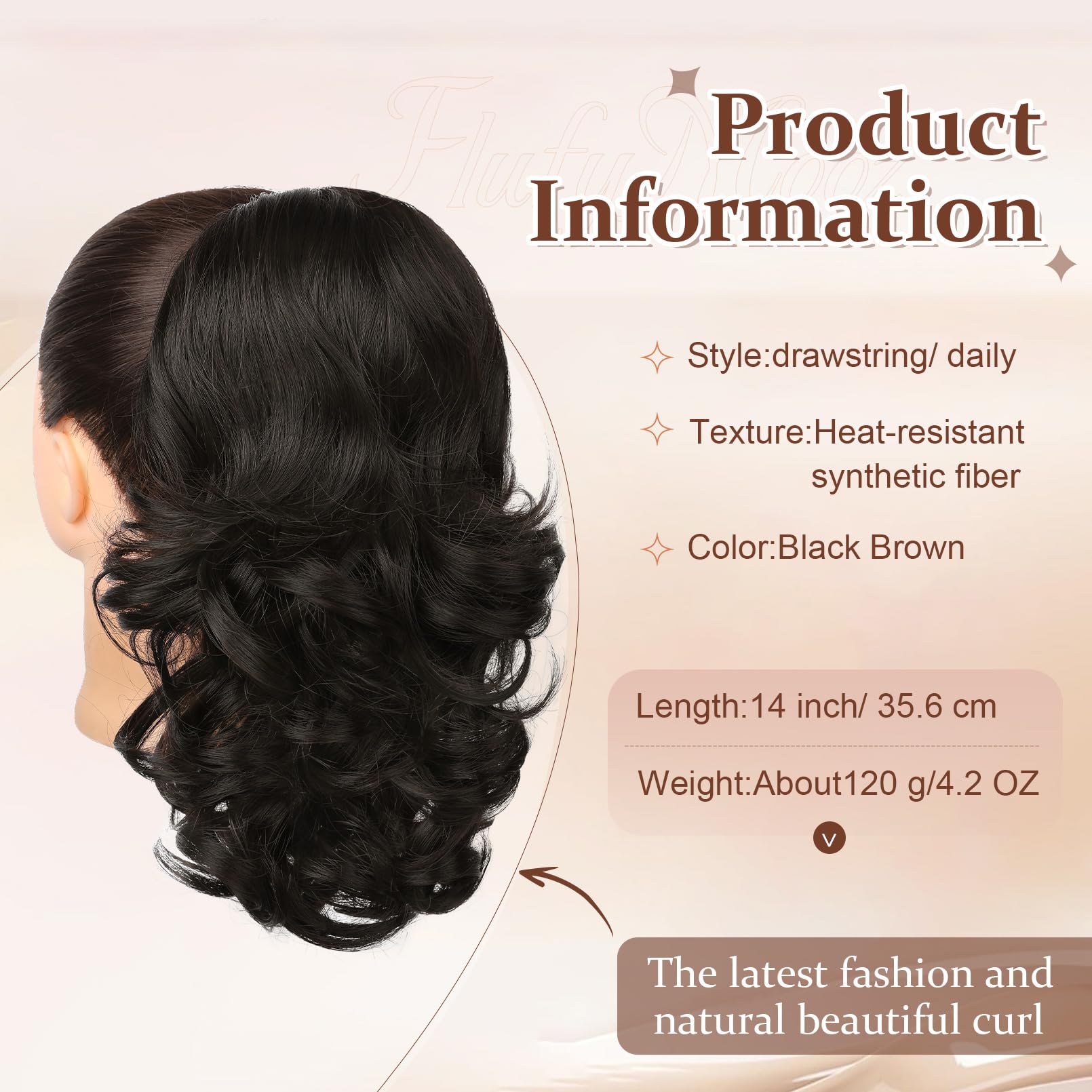 Flufymooz Ponytail Extension - Image 2