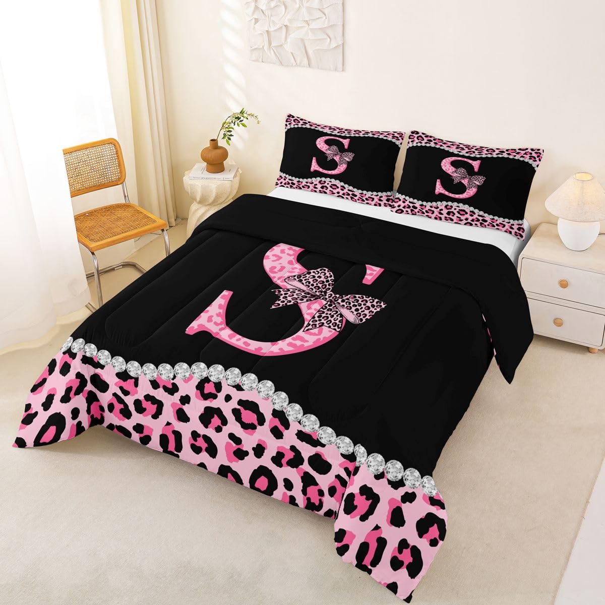 Personalized Kids Comforter Set - Letter A Design -23 Personalized Kids Comforter Set - Letter A Design -23