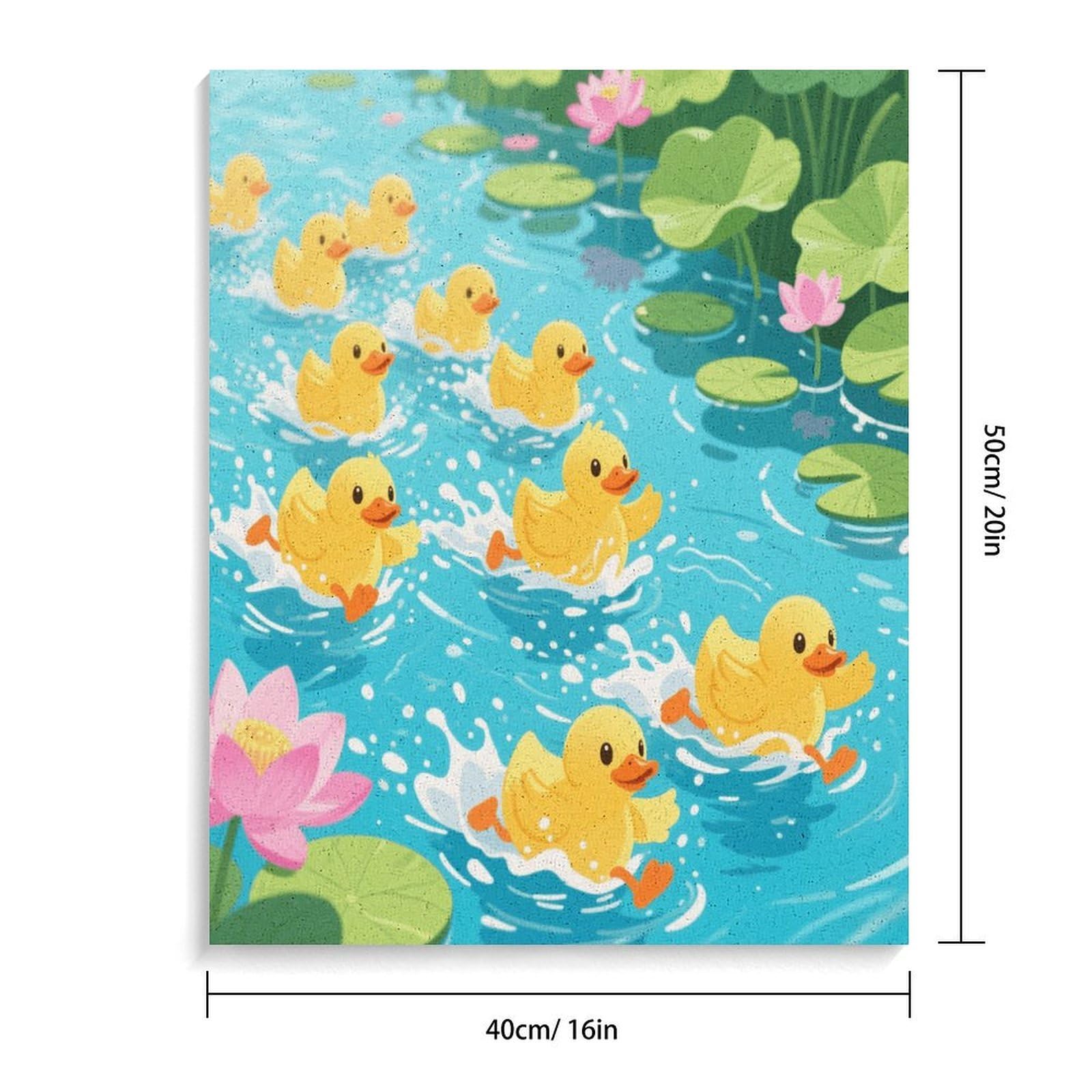 KOAYUBFC Malen nach Zahlen für Erwachsene, Anfänger, Erwachsene, Malen-nach-Zahlen-Kits auf Leinwand, Acryl-Ölfarben, Malerei mit Pinseln als Geschenk, Wanddekoration