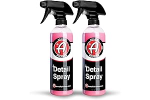 Adam's Waterless Detailing Spray - 2 Pack: Boasts Clay Bar & Car Wax Enhancing Technology