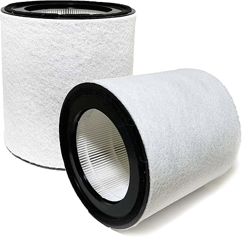 Nispira Filtro HEPA 3 en 1 de repuesto con carbón activado compatible con purificador de aire grande Z-3000 TruSens, 2 paquetes
