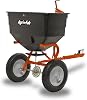 Agri-Fab Inc 45-0512-131 Rustproof Tow Broadcast Spreader 45-0512-131, 175 lb Capacity, Black And Orange