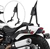 Mofun Detachable 24 Height Passenger Backrest Sissy Bar Compatible with Harley Softail Fat Bob FXFB FXFBS 2018-2025 Gloss Black