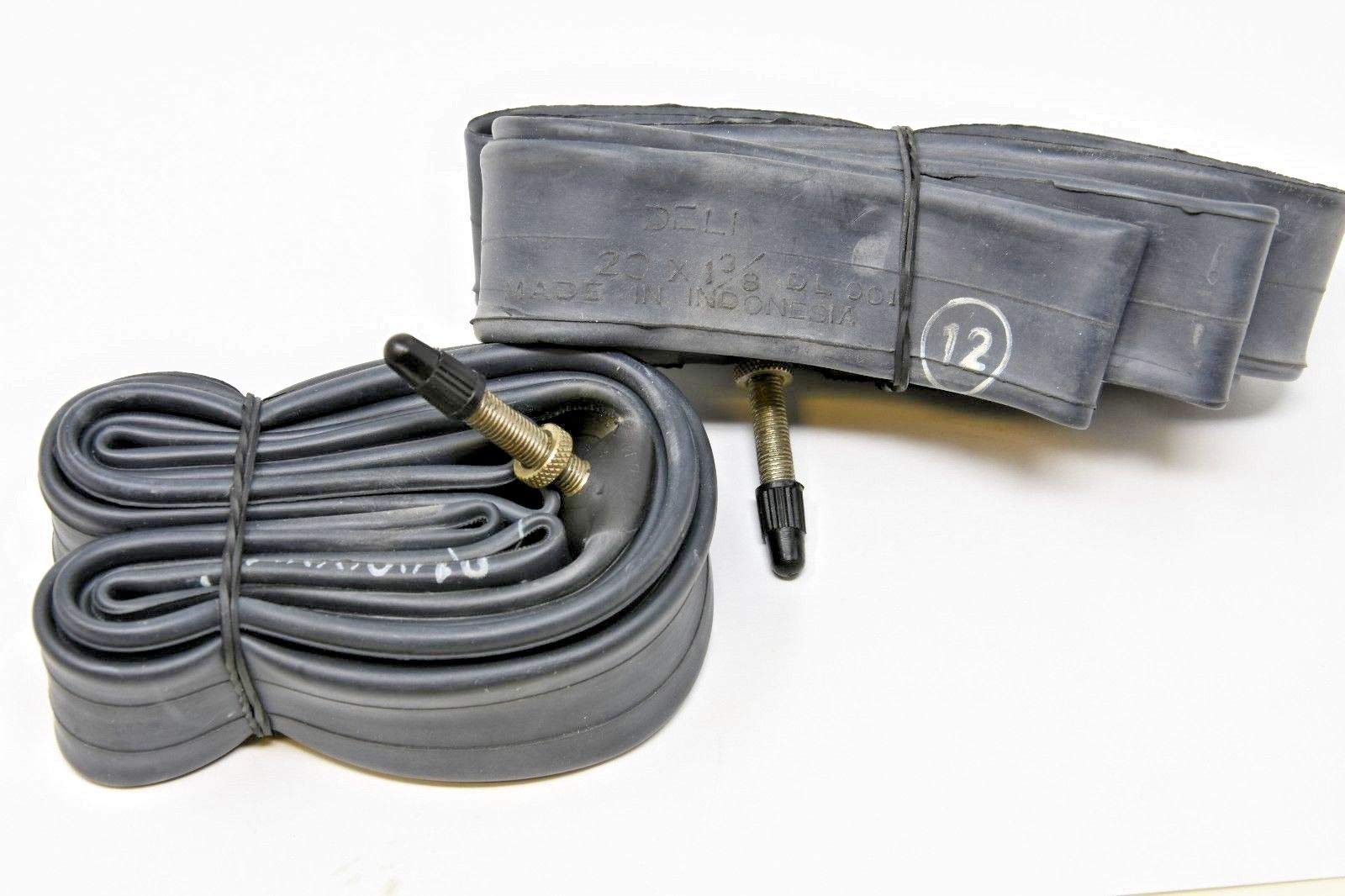 Bike-Parts PAIR 500A (20" x 1 3/8) HIGH PRESSURE INNER TUBES,PRESTA HP VALVES, IDEAL DAWES KINGPIN