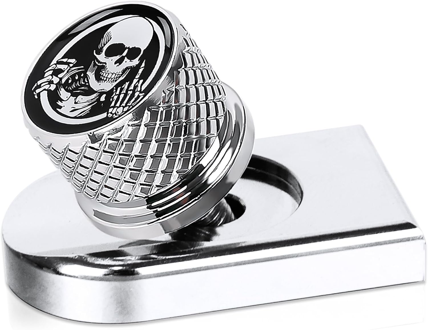 1/4"-20 Thread Stainless Knurled Fender Rear Seat Bolt Screw with Knob Cover Tab Mount Kits Fits for Harley Touring Sportster Softail Dyna CVO Fatbob Electra Glide Street Glide 1996-2025