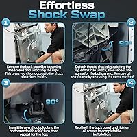 Vista 8 de 383EER3001E Reemplazo del amortiguador para arandelas LG - 1 paquete - 1 año de garantía