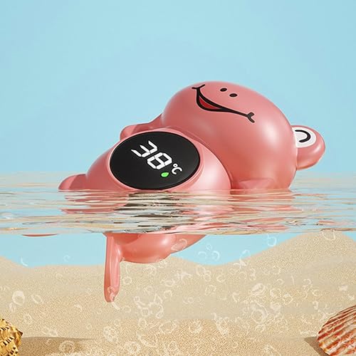 Miniatura 2 de Termómetros de baño para bebés, termómetro digital de baño, termómetro de temperatura del agua de rana de dibujos animados impermeable, termómetro