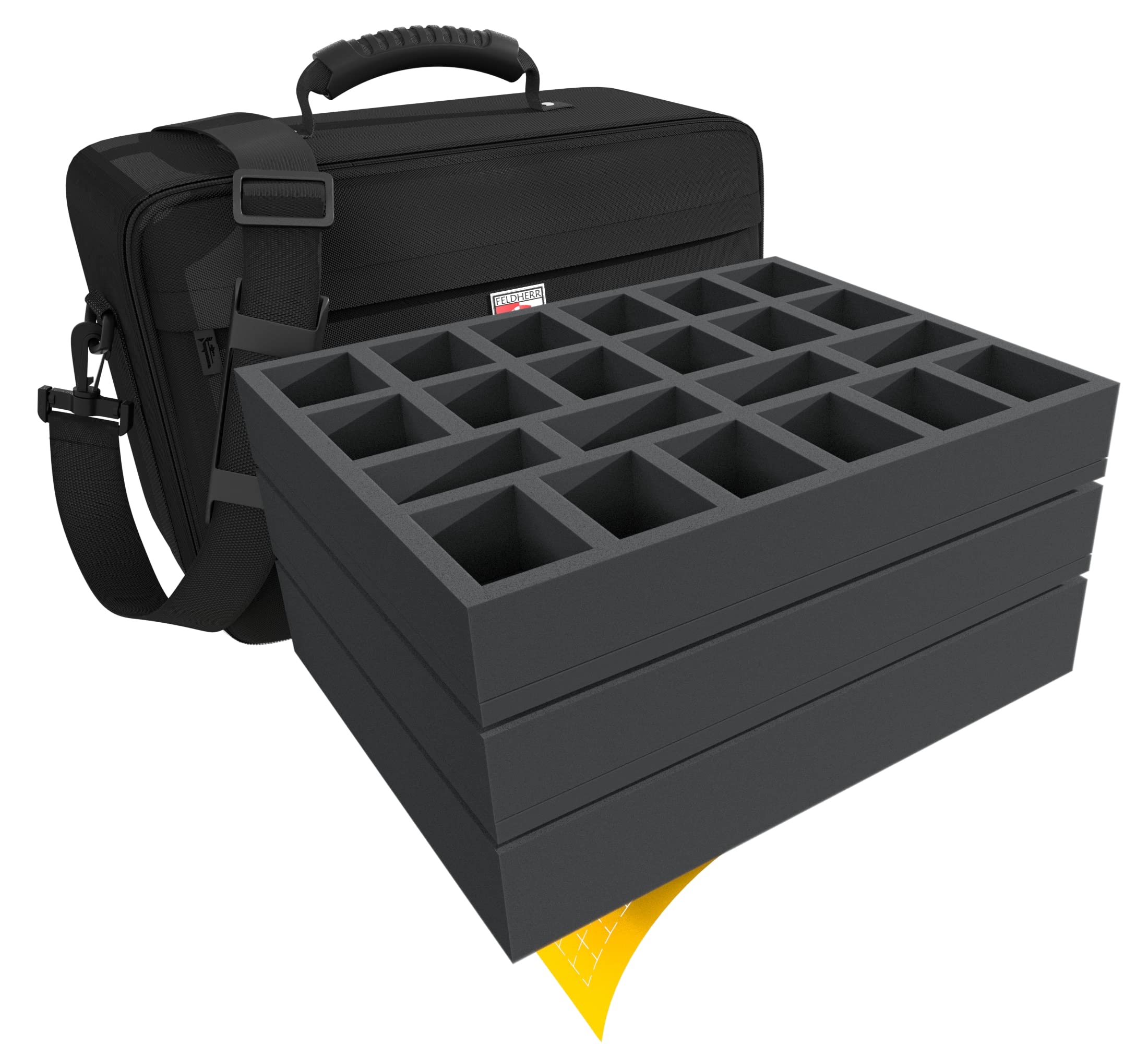 Torba Feldherr MAXI kompatybilna z małymi czołgami/potworami + 44 figurki na podstawce 40 mm