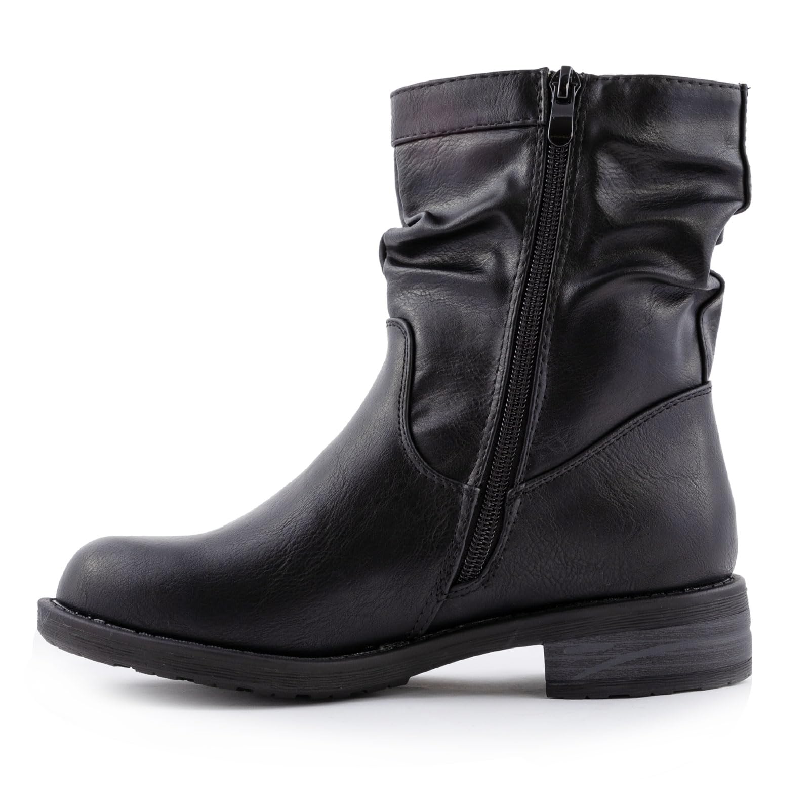 Toocool Zapatos mujer botas biker bajas motociclista casual hebilla G527