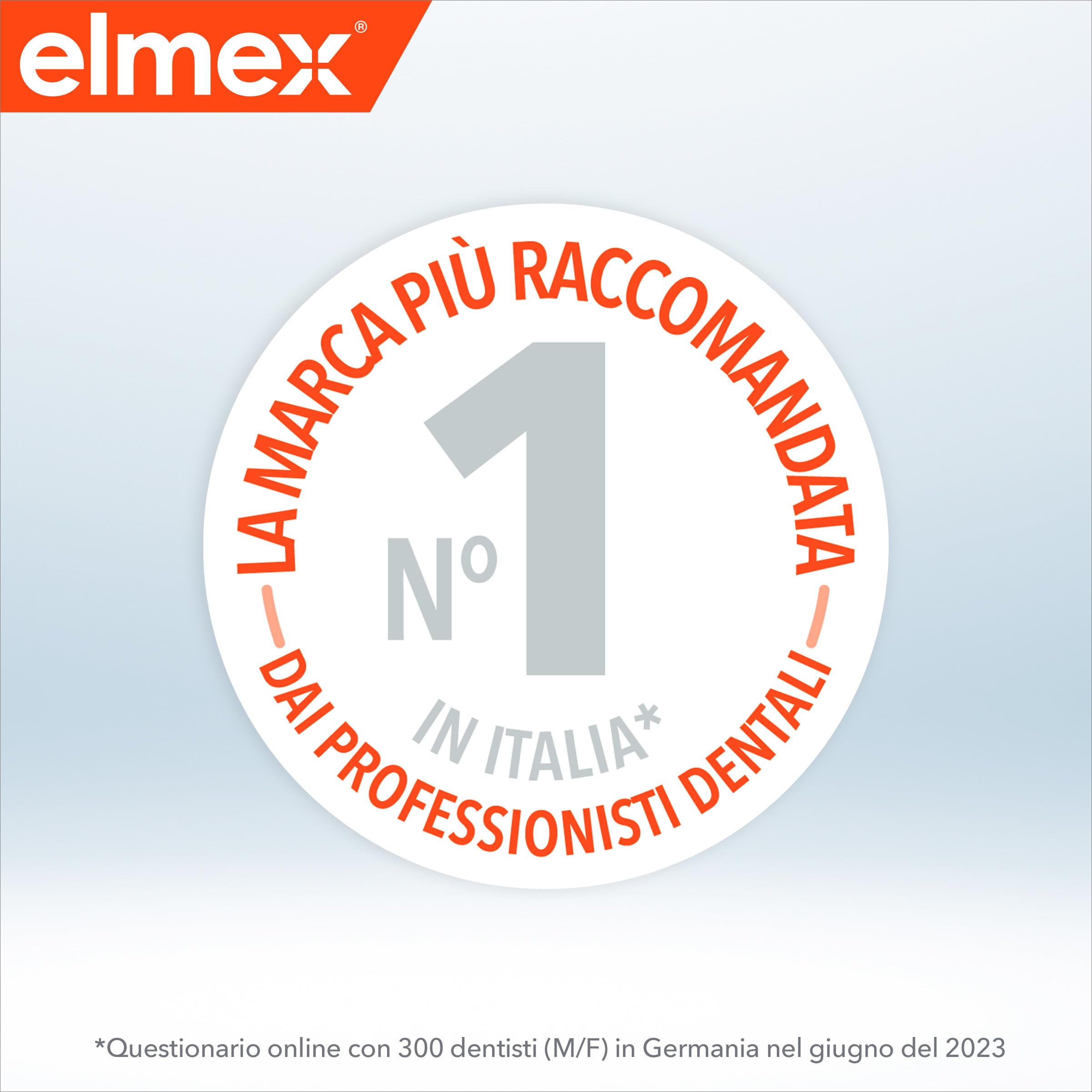 elmex Collutorio Protezione Carie 400 ml I Con Fluoruro Amminico I Doppio scudo protettivo I Rinfresca l´alito I Remineralizza lo Smalto I 0% Alcohol