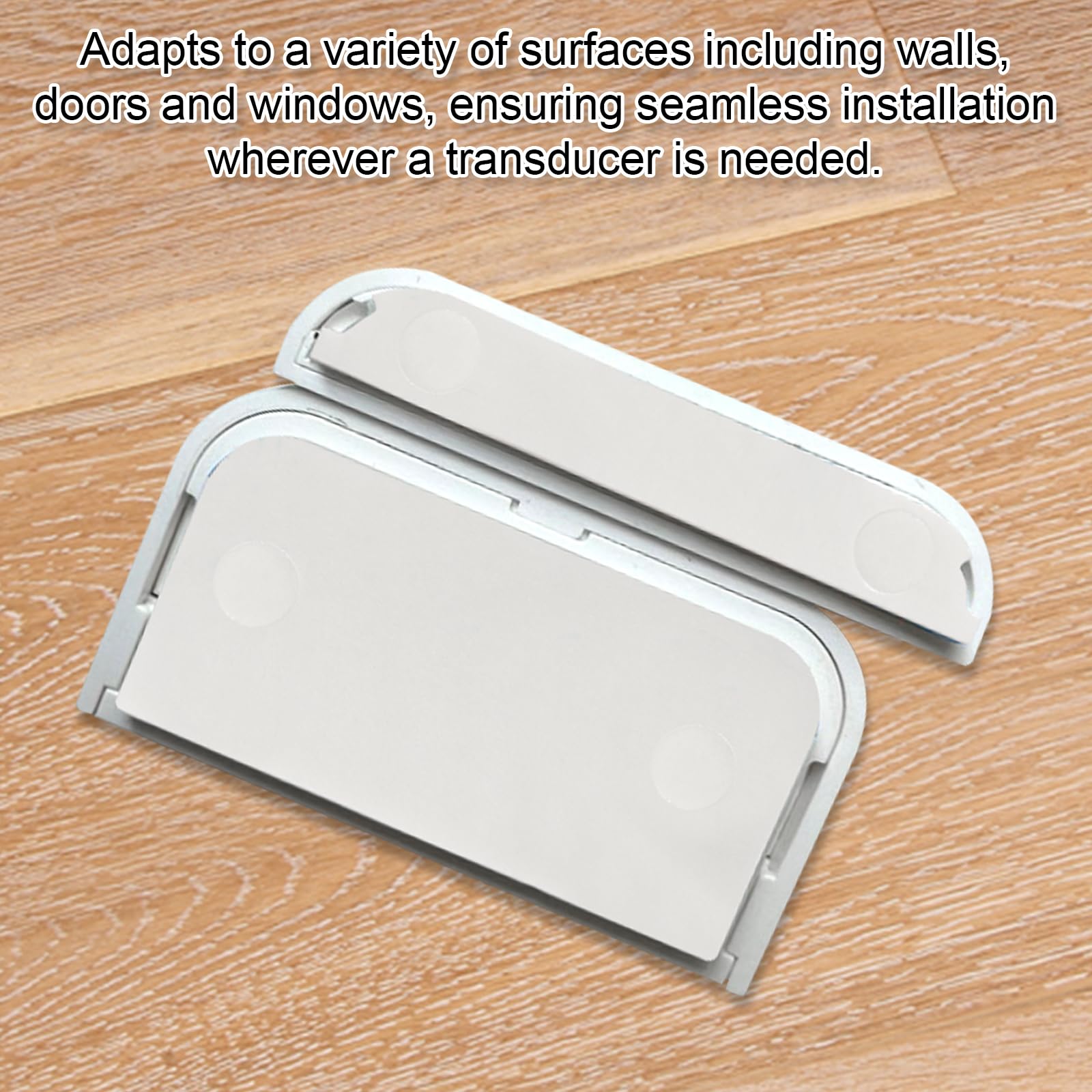 BOXOB 10 Paia Adesivi per Trasduttore Ring, Pads Doppia Faccia Resistente Nastro Sostitutivo per Sensore di Contatto Magnete Facile Installazione (2a Generazione)