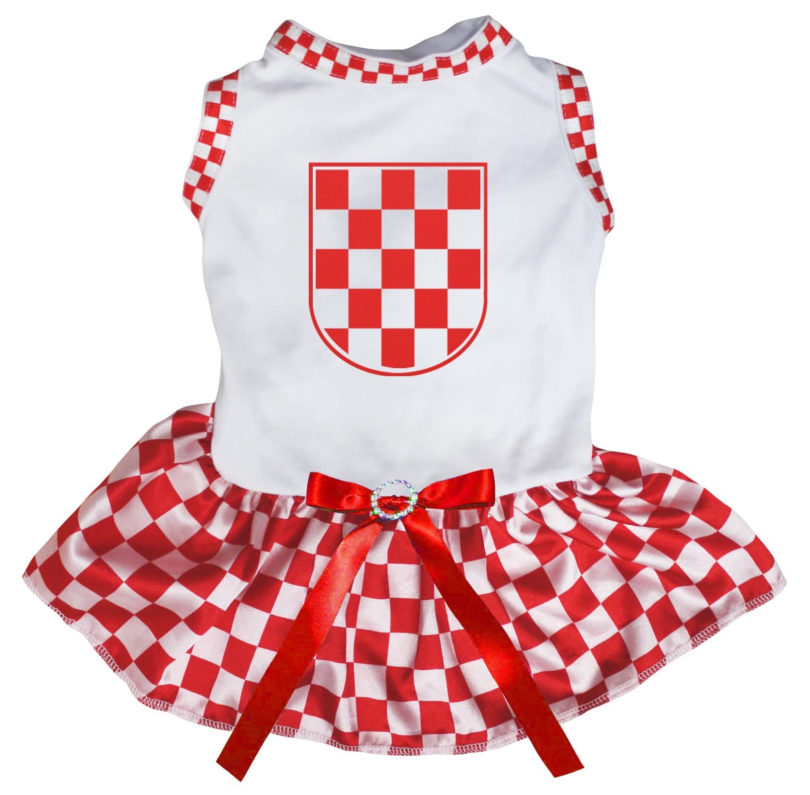 Drapeau de la Croatie robe pour chien XXXL pour supporter croate