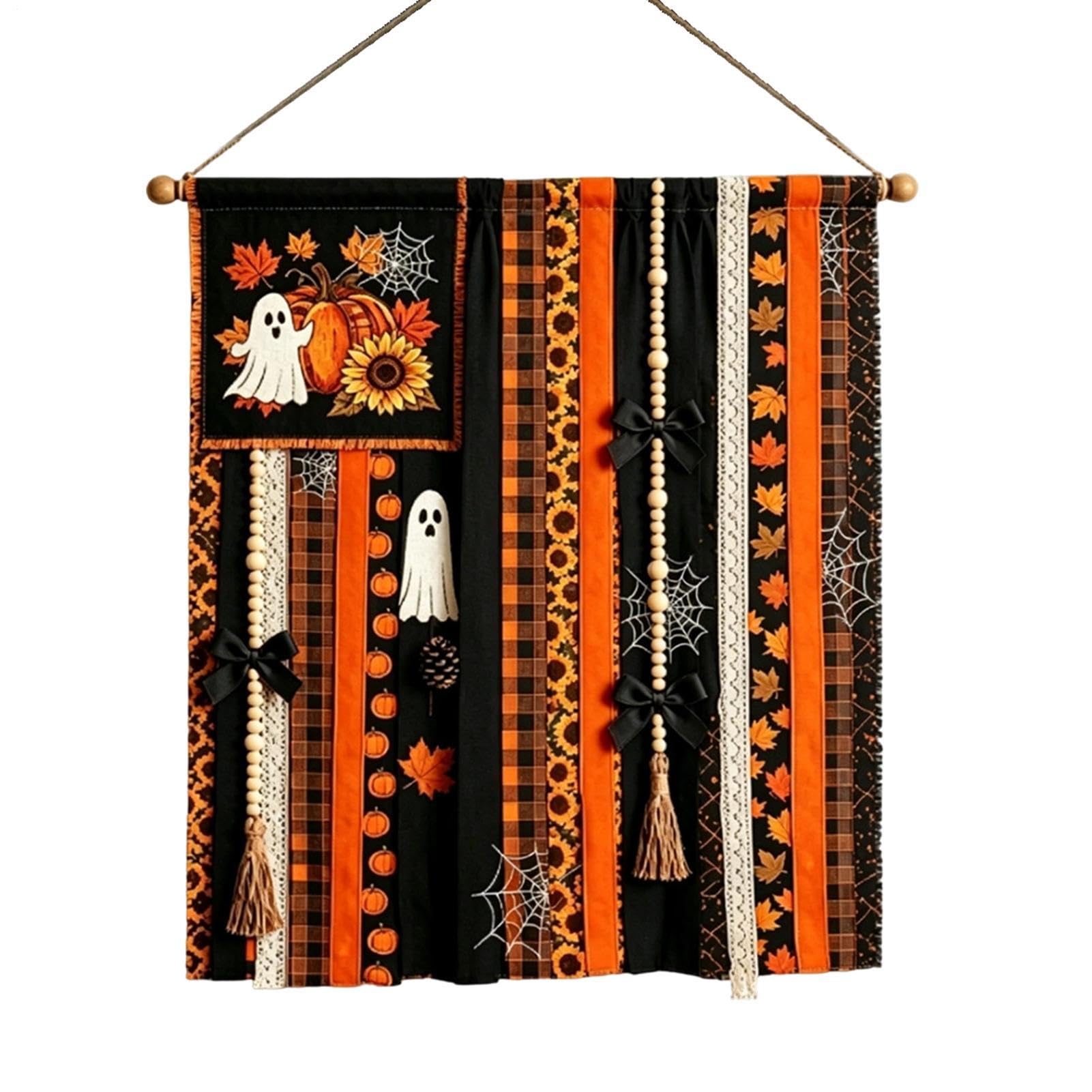 Striscione di Halloween, 68 x 76 cm, decorazione da parete con
