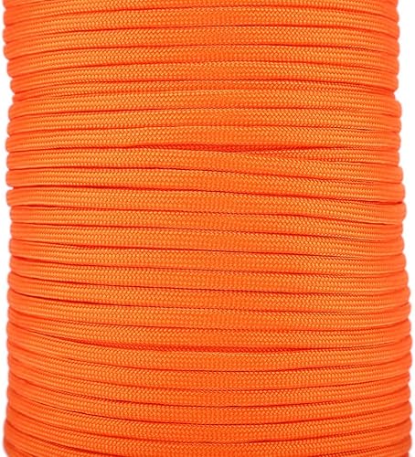 Cuerda de paracaídas reflectante 550, cuerda de paracaídas de 9 hebras, cuerda de tracción para tienda de campaña para senderismo al aire libre,