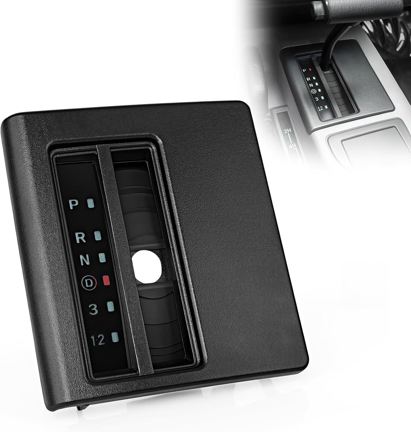 TOP-MAX 55115615 Auto Console Shifter Bezel Cover for Jeep Cherokee XJ 1997-2001 PRNDL Shift Indicator Panel Gear Selector Trim for Jeep Cherokee XJ Accessories OEM Replacement 5EK03TRM