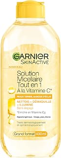 GARNIER Skin Active - Micellar Water All-in-1 - Cleanses, Removes Makeup & Brighten…