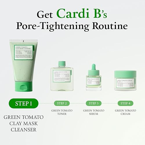 Miniatura 8 de FULLY Green Tomato Pore Detox Clay Mascarilla Limpiadora, Minimizadora de Poros, Cuidado de Espinillas, Control de Sebo, Exfoliación, Vegano, Lavado