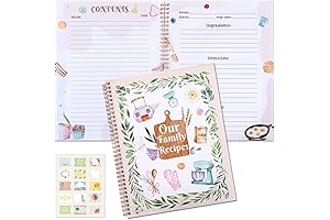 Colarr - Family Spiral Recipe Journal