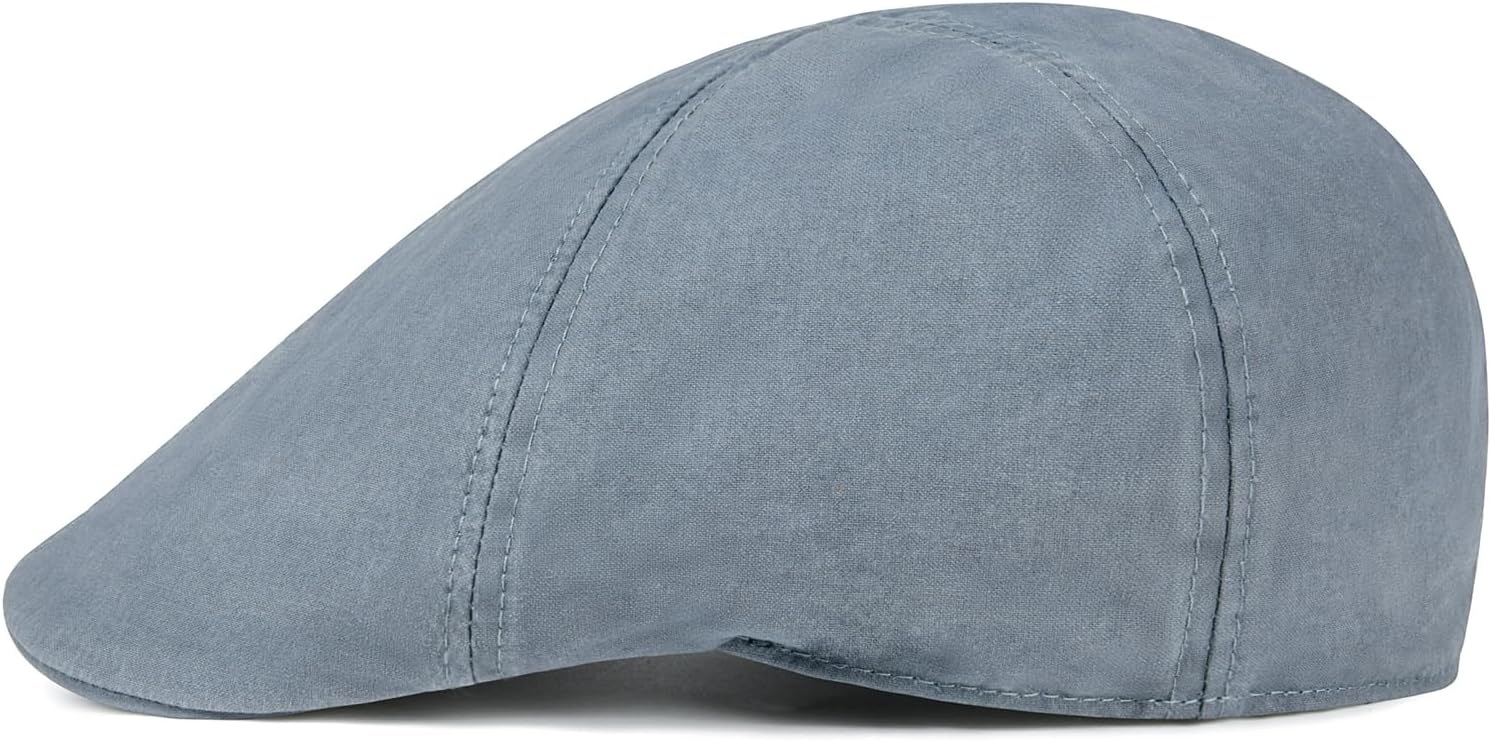 BOTVELA Newsboy Cap for Men Cotton Beret Ivy Irish Gatsby Driving Cabbie Hat - Image 2