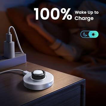 Oura Ring Gen 3 Charger - Size 6 - Fast Charging Dock, Compatible with USB C Charger Block, USB-C Cable | Complete Charging Set for Smart Ring