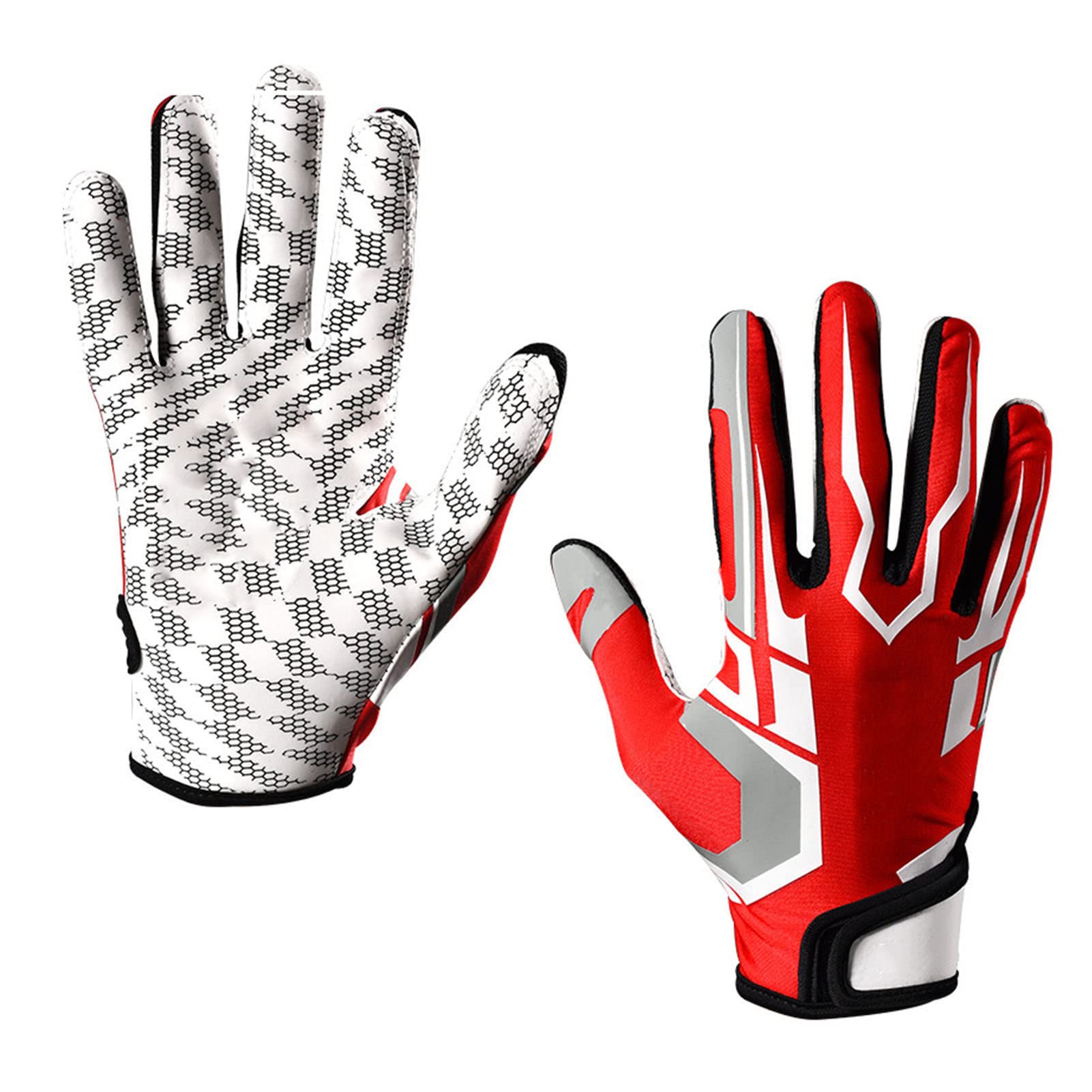 Guanti da Battuta da Baseball, Guanti Antiscivolo, Guanti da Battuta in Fibra di Silicone E Poliuretano con Protezione Ad Alta Aderenza.(L)