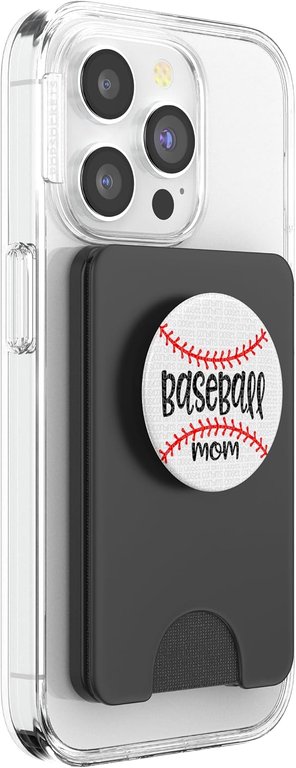 Baseball Mom Pop Sockets Grip Stand PopSockets PopWallet for MagSafe