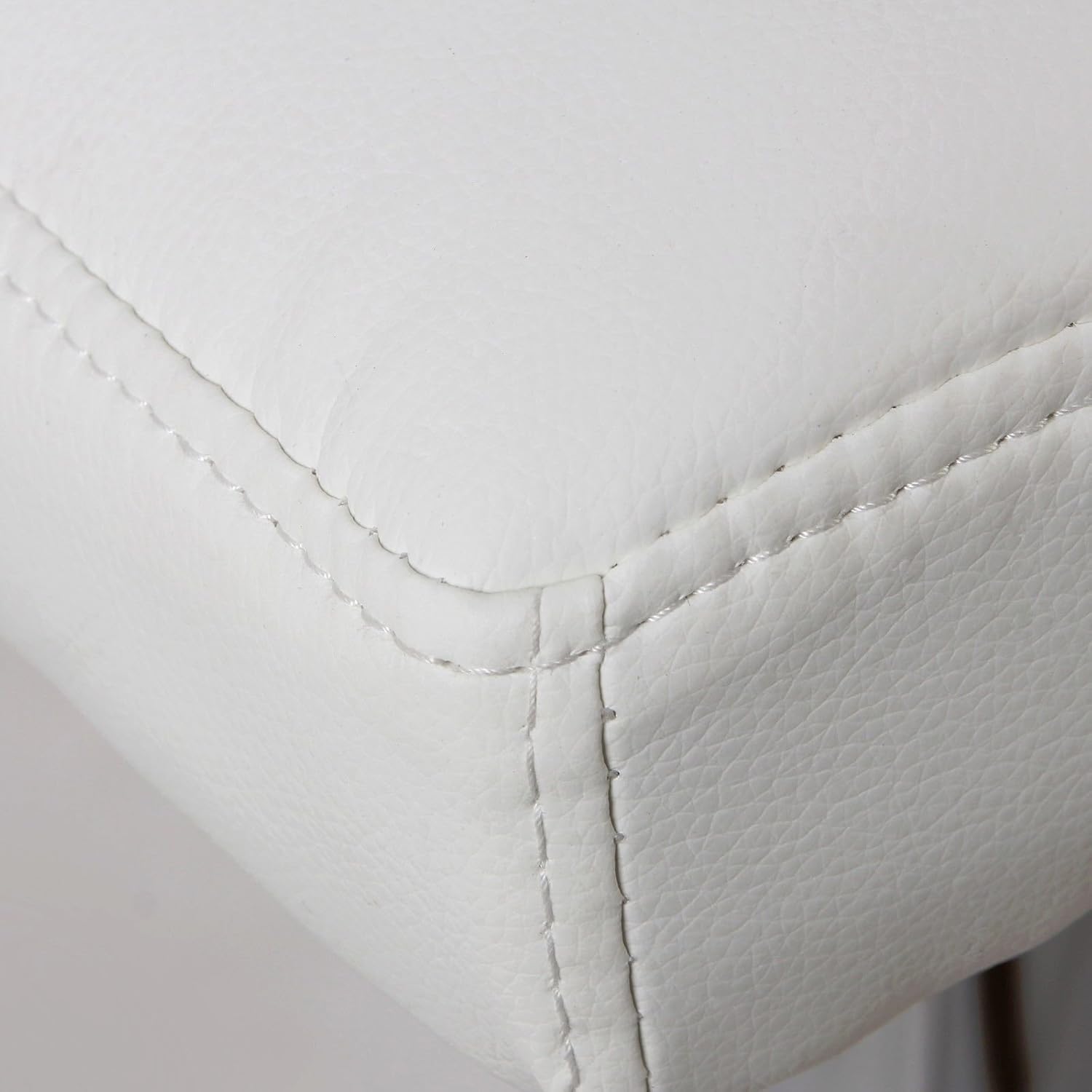 2 x PU Leather Hydraulic Lift Adjustable Counter Bar Stool Dining Chair White -Pack of 2 (150) Made
