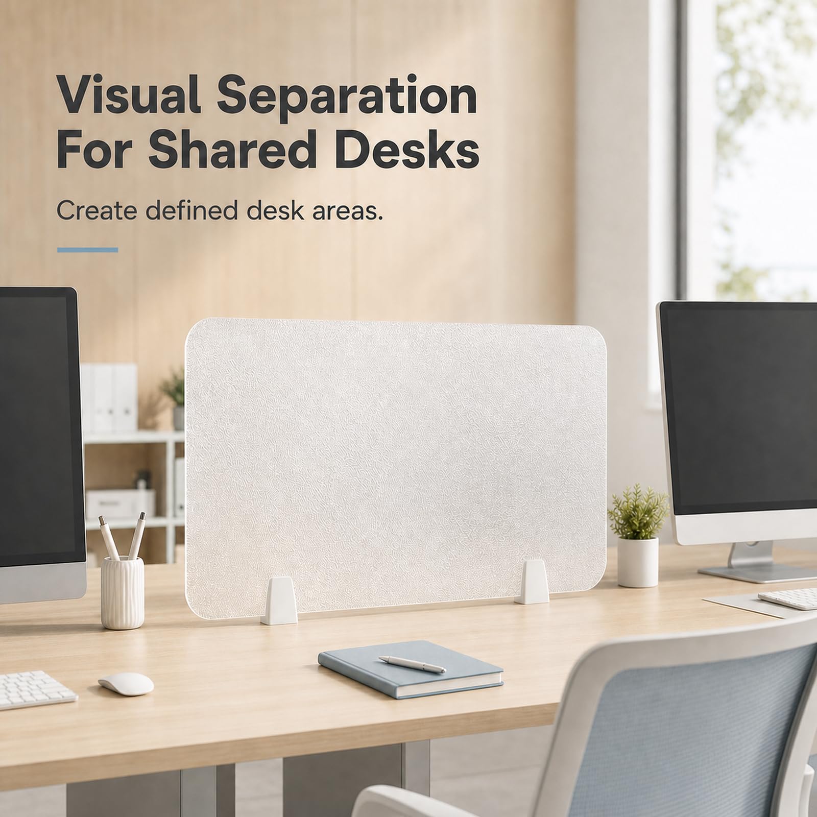Cloison De Bureau,Panneaux De SéParation De Table,SéParateur De Bureau Autonome,Panneau SéParateur De Bureau,Montage Facile,pour Bureaux Et Tables De Travail,pour Le Open Space