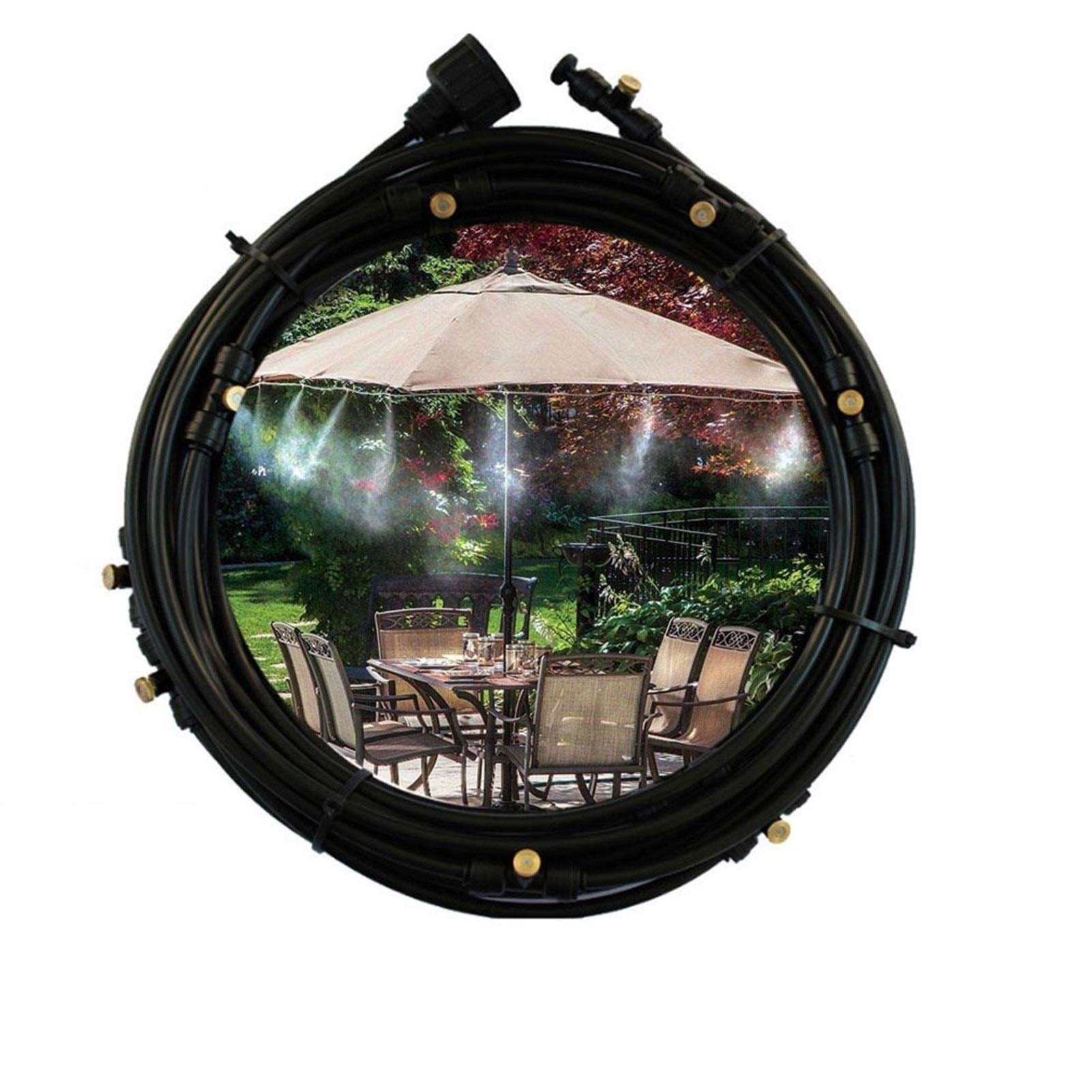 Oniissy Nebelsprinkler System 5m - Bewässerung & Kühlung Für Garten