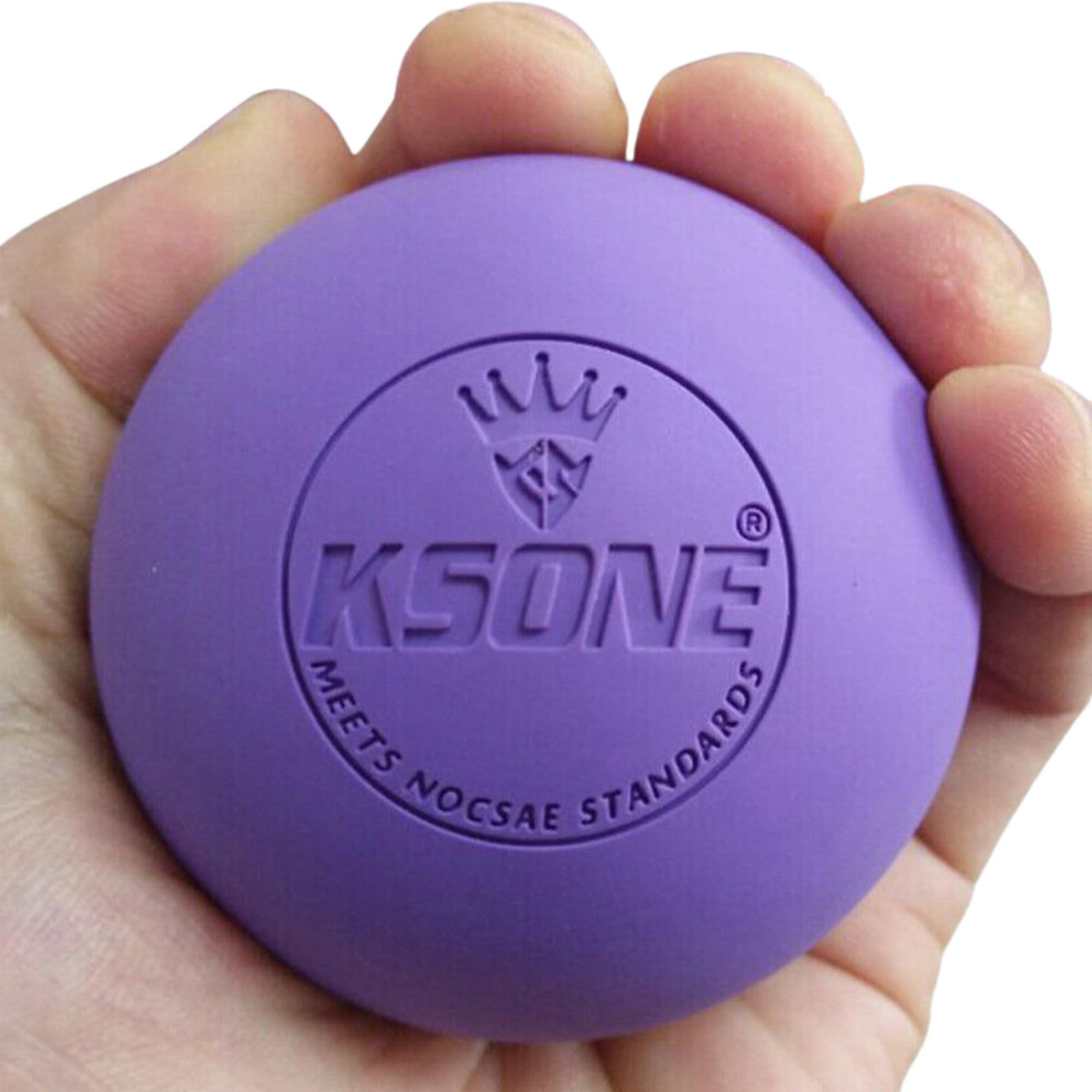 Lacrosse Massage Ball, Portable Fitness Massage Ball, Muscle Massage Roller, Relaxation Soft Massage Ball, Purple, 1pc