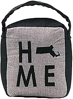 Vista 9 de Elements Tope de puerta de tela ponderada con elefante de tweed marrón de 10.63 x 11.42 x 8.07 pulgadas