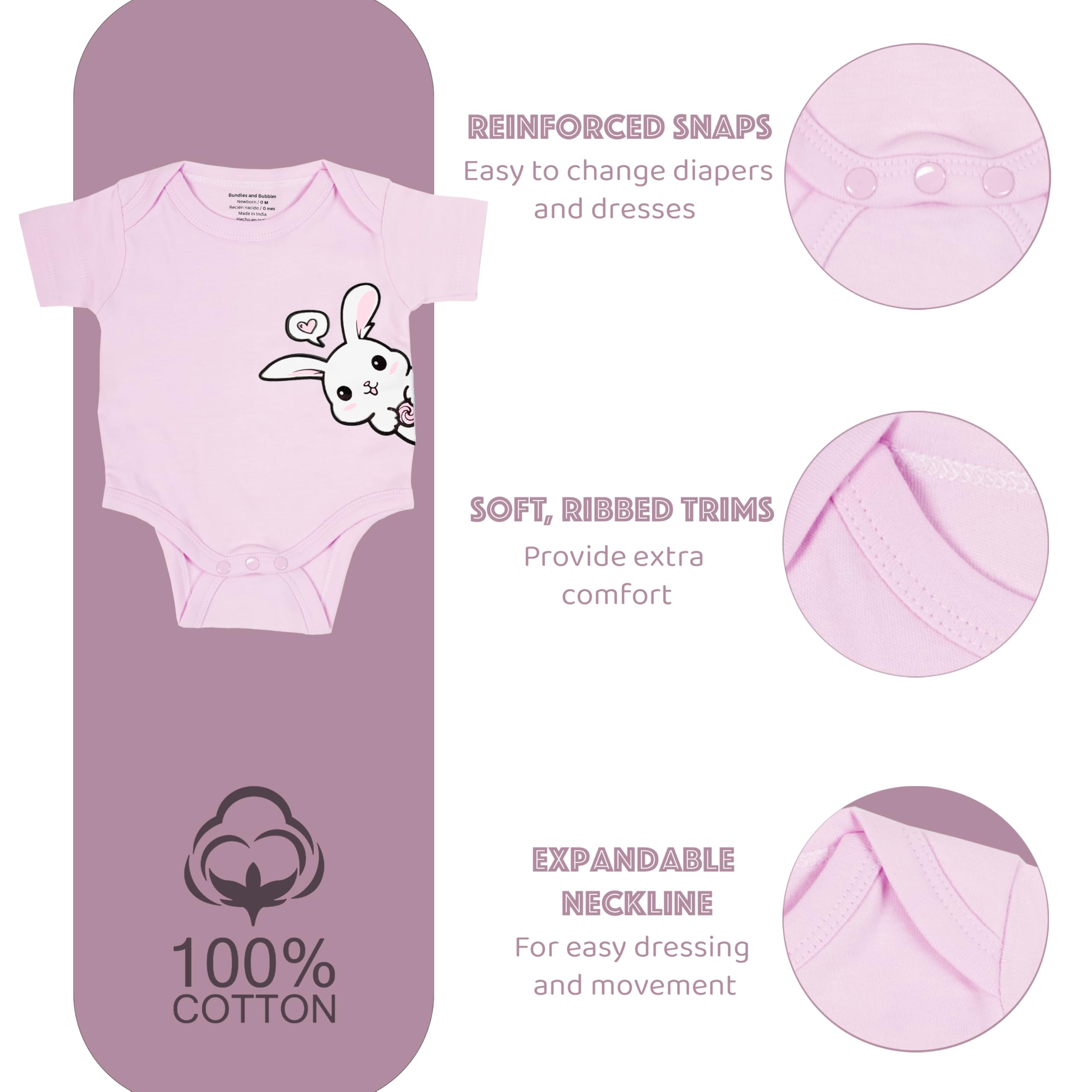 Set de regalo para niña recién nacida, 10 piezas, Rosado, 0 mes