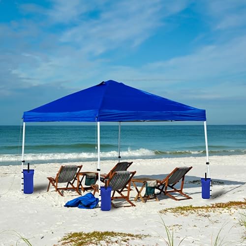 Miniatura 7 de Bolsas de peso para toldo (150 libras) para tienda de campaña desplegable, bolsas de arena para refugio solar al aire libre, toldo o sombrilla de