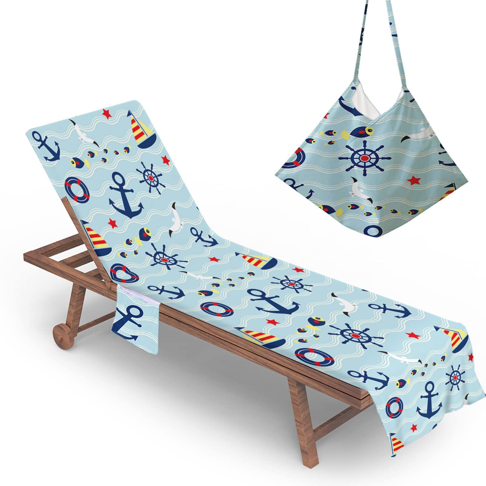 Telo Mare Spiaggia Piscina In Microfibra Tinta Unita Con Bordo Modello Fit Colore Blue 78783524
