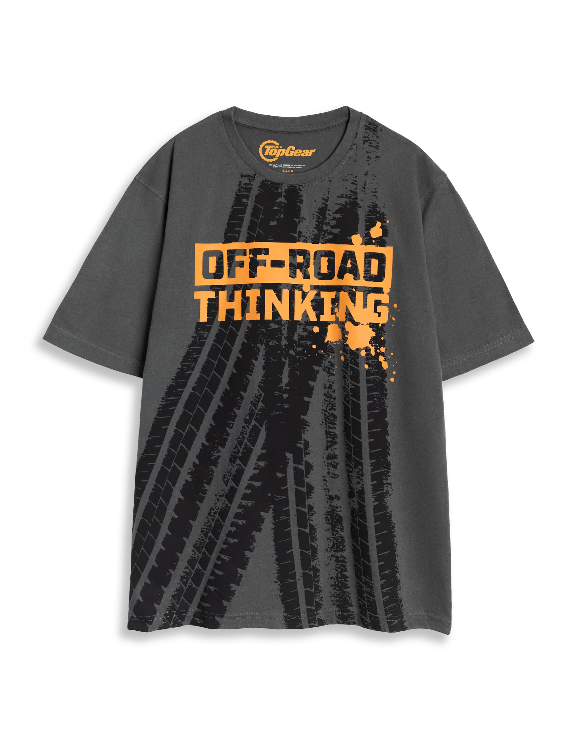 Vanilla Underground Top Gear Unisex Grey Off Road Thinking Short Sleeved T-Shirt (X-Large) from B&Q