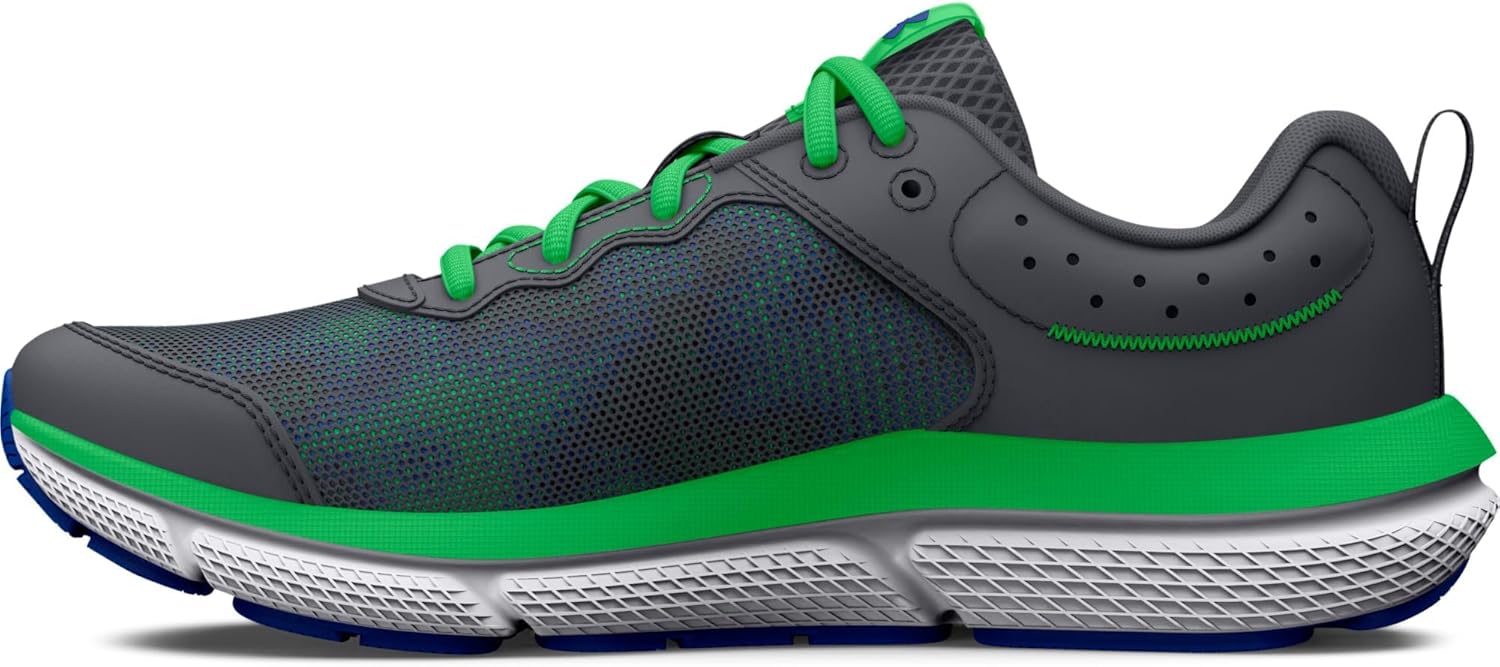 Under Armour Boy's Assert 10 (Big Kid) Pitch Gray/Green Screen/Team Royal 5.5 Big Kid M